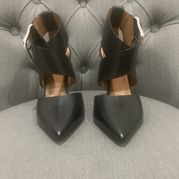 Topshop leather buckle heels - Picture 5 of 6